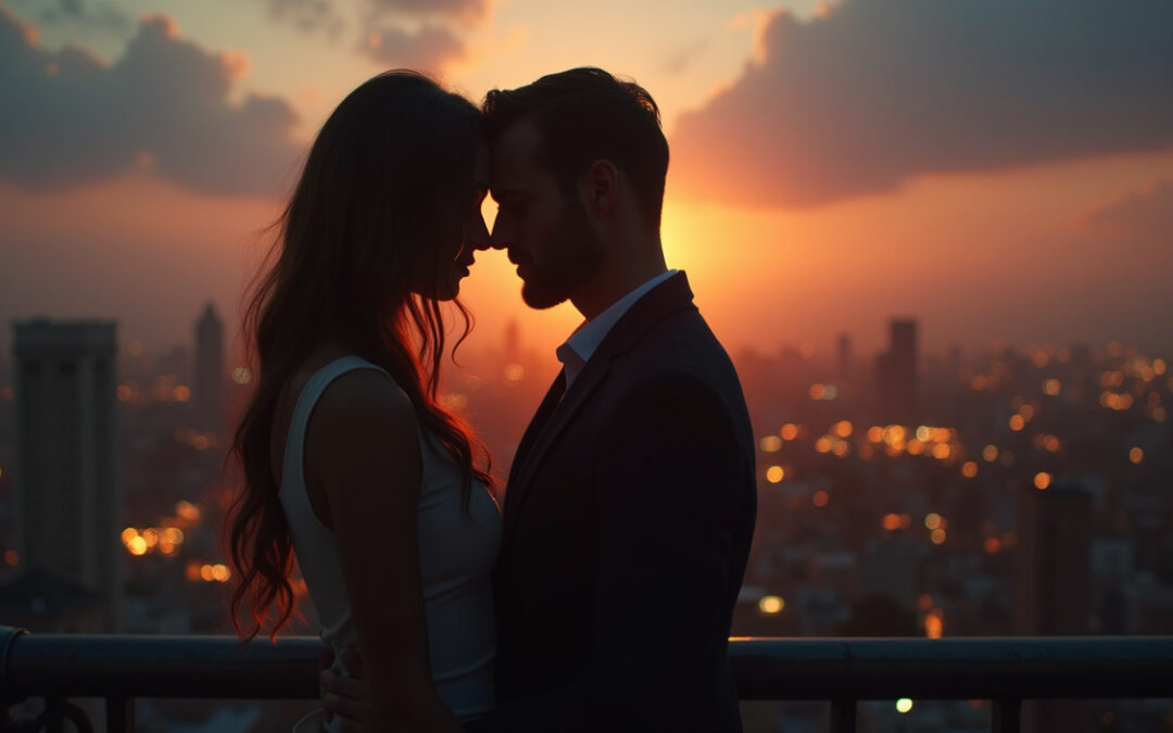 Sunset Sketches on a Broken Rooftop