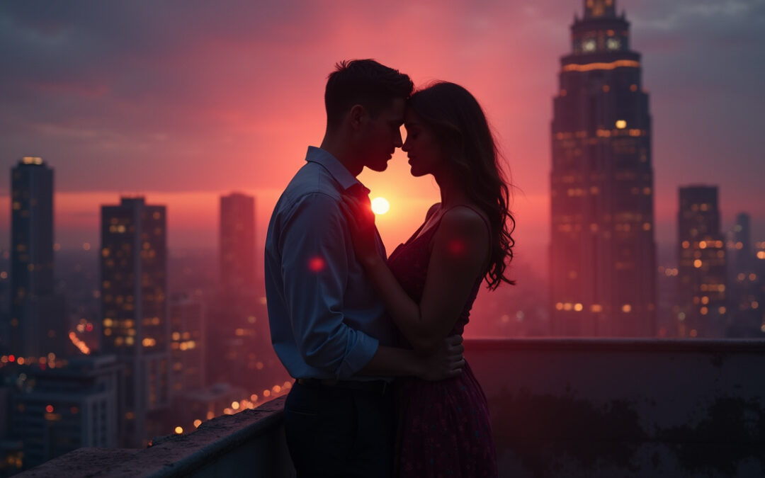 Moonlit Hearts: A Dragon Prince’s Rooftop Romance