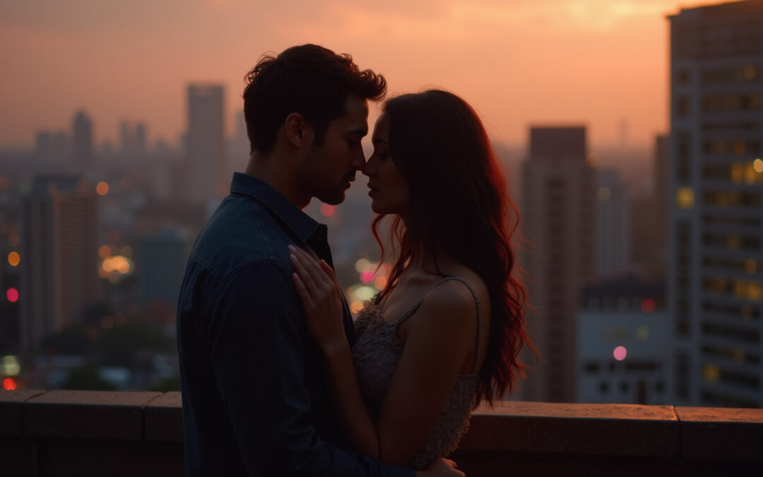 Starlit Confessions on Our Rooftop Paradise