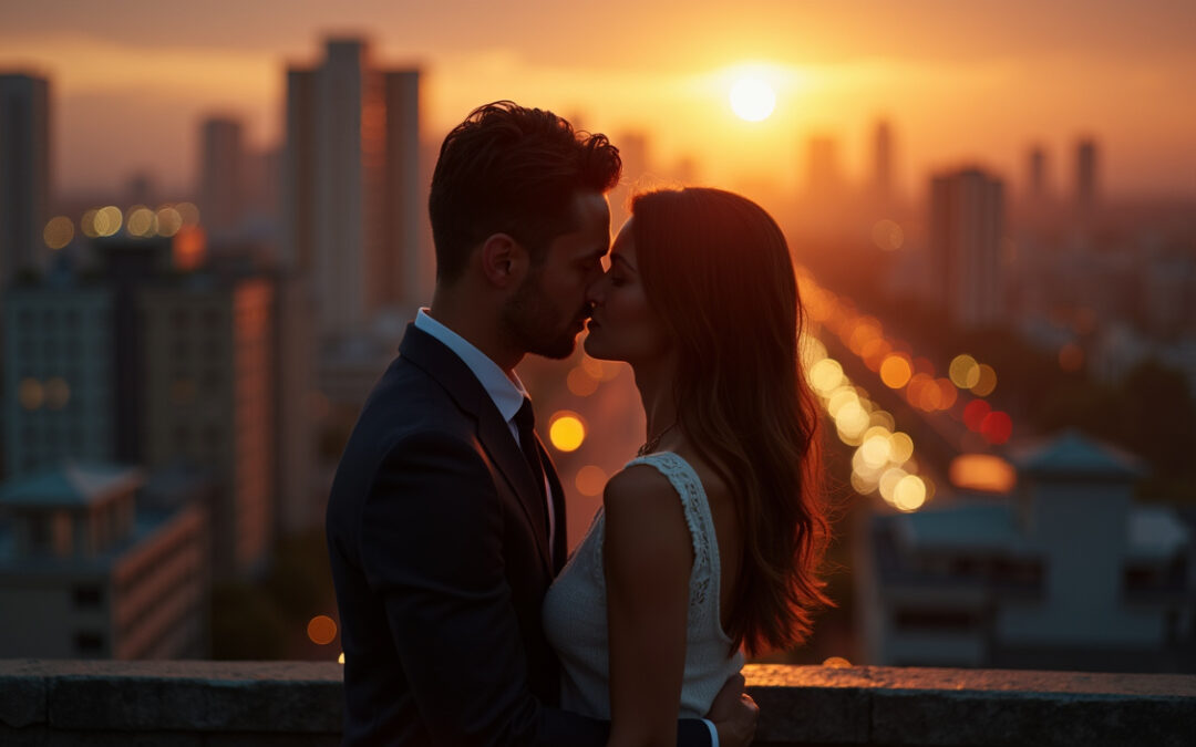 Sketching Love Above Hong Kong’s Lights