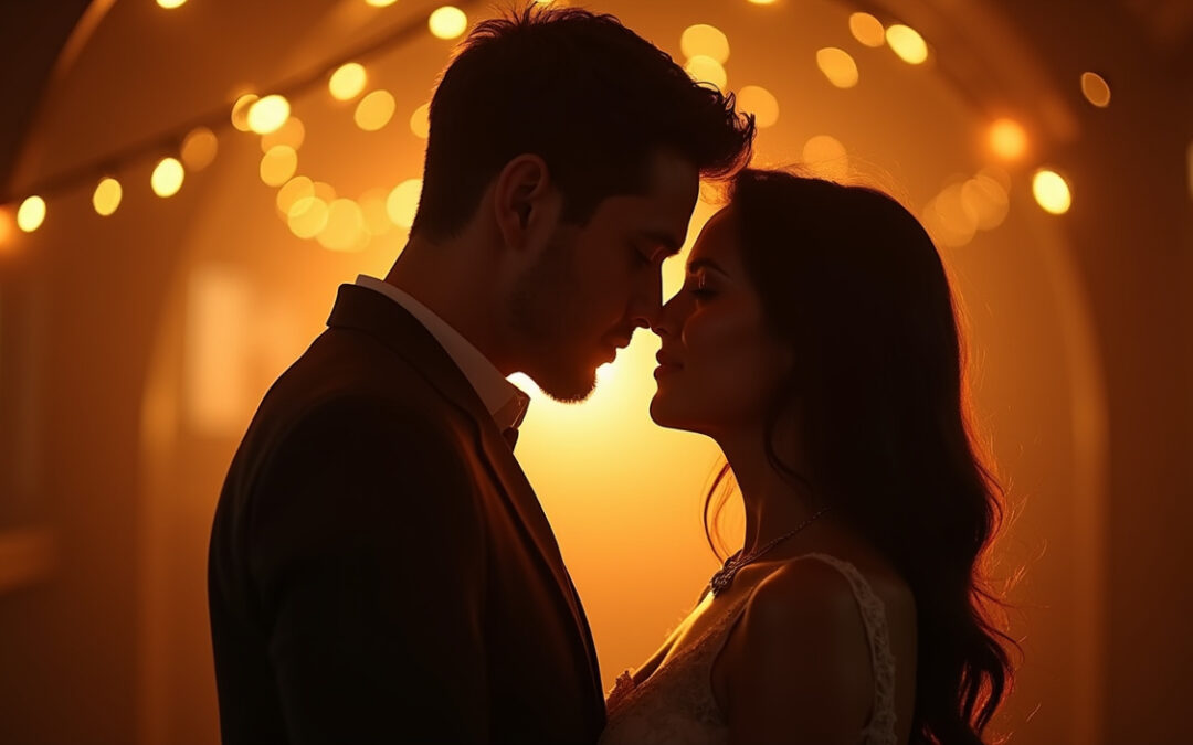 Sunlit Love: Pedro and Casandra’s Golden Moment