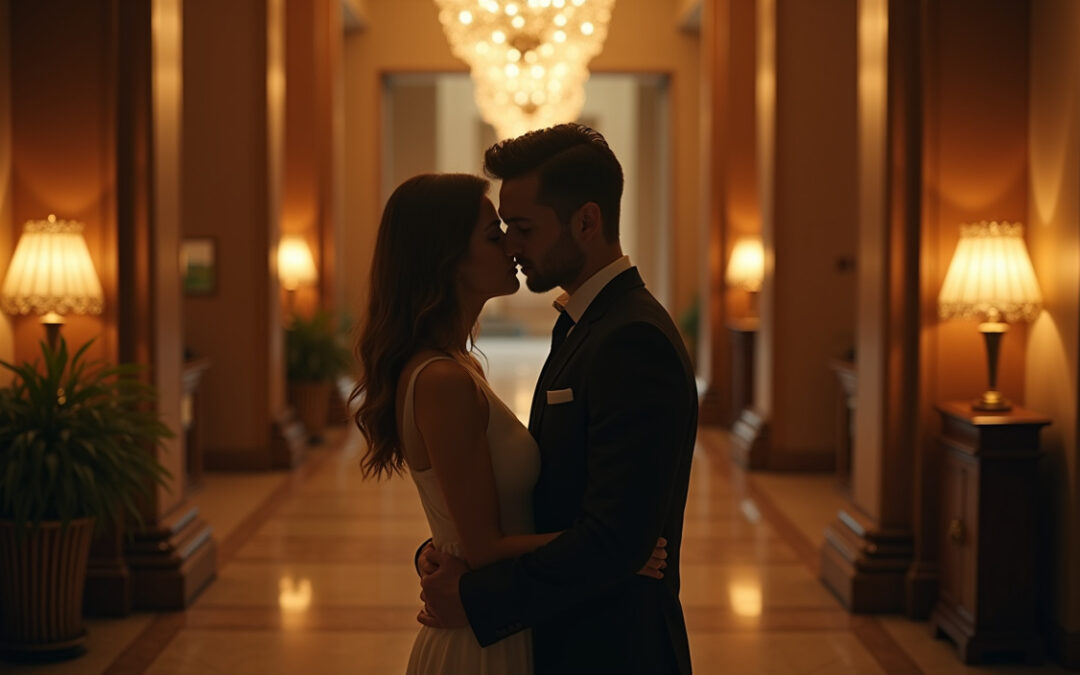 Love in the Grand Plaza Lobby